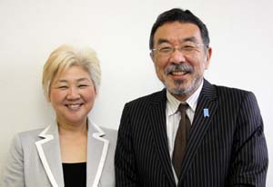 「もっと和歌山を良くしたい」と井川会長と妻の淳子さん - 仁坂知事の勝手連が発足