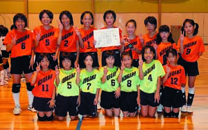 2日間入賞の直川 - オレンジカップ小学生バレー