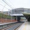 建設が進む「和歌山大学前」駅（５日現在、南海電鉄提供）