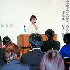 第１回女子委員会で講演する宇津木さん