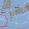 ９日午前７時現在の台風８号進路図（気象庁より）