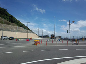 開通が迫る第二阪和国道とつながる市道中平井線