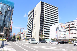 商業地の県内最高地点となった「和歌山市友田町５丁目５０番外」付近