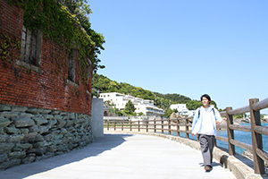 和歌浦湾の美しい景色が楽しめる遊歩道