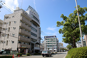 商業地の価格上昇率１位となった「和歌山市太田２丁目１３番８」付近